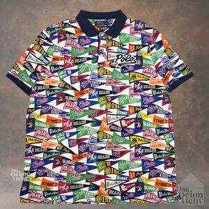 Size 2XL Polo Ralph Lauren Stadium Bears Pennant Flag Classic Shirt 71074305